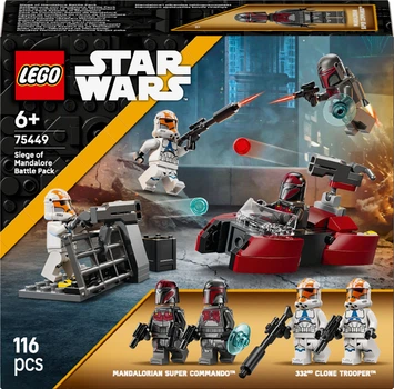 Конструктор LEGO Star Wars Боевой комплект «Осада Мандалора» 116 деталей (75449)