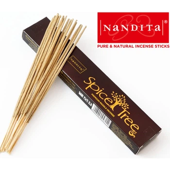 Ароматические палочки Дерево пряностей Nandita Spice tree 15 грамм Благовония с ароматом пряных специй и теплого дерева