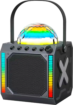 Przenośny głośnik Denver BTM-618 100W RGB Black (BTM-618)