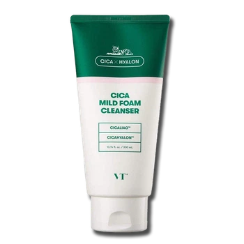 Пінка для вмивання обличчя із центеллою азіатською - VT Cosmetics - Cica Mild Foam Cleanser - 300ml