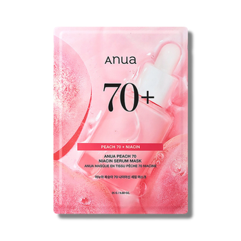Освітлювальна маска з персиком та ніацинамідом Anua Peach 70 Niacin Serum Mask 1 шт