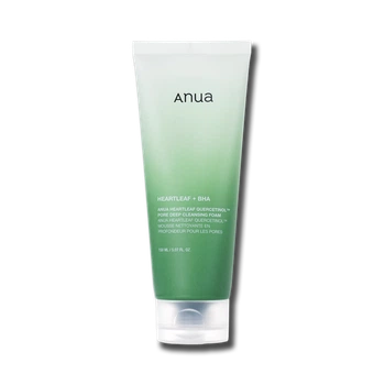 Очищуюча пінка з хауттюйнією та кверцетинолом ANUA Heartleaf Quercetinol Pore Deep Cleansing Foam 150ml (оновлений дизайн)