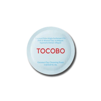 Очищаюча пінка для вмивання з глиною Tocobo Coconut Clay Cleansing Foam 2 ml Pouch