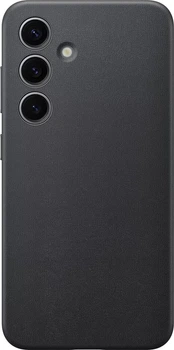 Чохол протиударний шкіряний Vegan Leather Case для Samsung Galaxy S24 (6.2") Black SM-S921