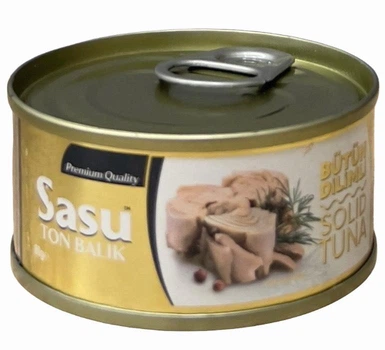 Тунець цілий в соняшниковій олії Sasu 80г Туреччина