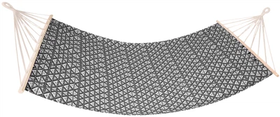 Гамак Spokey ZUNI 921919 200 x 100 см Чорно-сірий (5902693219194)