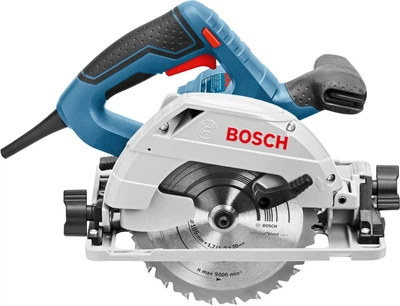 Pilarka tarczowa Bosch Professional GKS 55+ GCE 1300 W 63 mm, tarcza Standard for Wood speed 0601682100 (3165140731034)