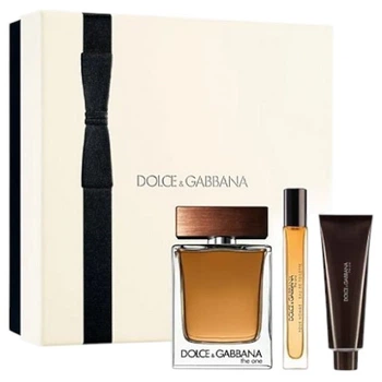 Zestaw męski Dolce & Gabbana The One For Men Woda toaletowa 100 ml + Miniaturka Woda toaletowa 10 ml + Żel pod prysznic 50 ml (8054754403381)