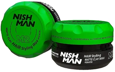 Матова глина для укладання волосся Nishman Hair Matte Clay M2 150 мл (8682035086437)