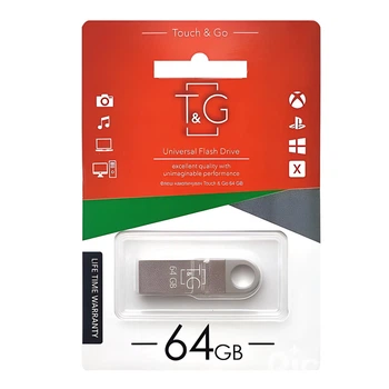 USB флеш-накопичувач T&G 64gb Metal 0.26 Сталевий