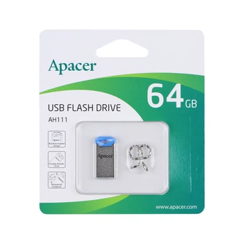 USB флеш-накопичувач Apacer AH111 64gb Колір Кришталевий
