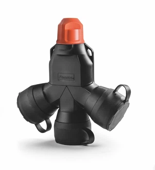 Трійник із сальником Famatel Schuko 2P+E, 16A, 250В, IP54