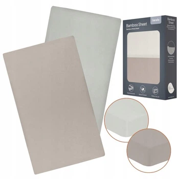 Простыня Lionelo BAMBOO SHEET OFF WHITE BEIGE 118x60