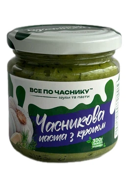 Чесночная паста с укропом