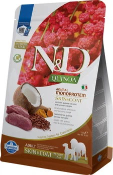 Сухий корм для собак Farmina Dog N&D QUINOA DOG SKIN & COAT VENISON & COCONUT ADULT MEDIUM & MAXI з олениною і кокосом