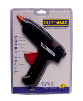 Клеевой пистолет Buromax 11мм 60Вт (BM.4313-01)