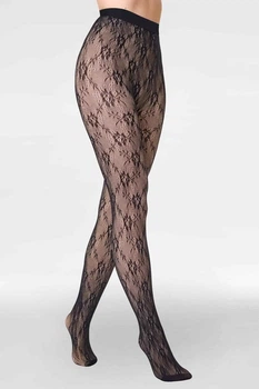 Колготки Marilyn 1/2(XS/S) Чорно-бежевий (128613)