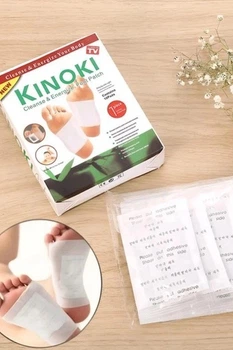 Пластыри для очищения организма через стопы Kinoki Detox для ног 10 шт Kinoki (209129)