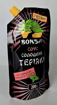 Соус Bonsai солодкий Теріякі (густий) дой-пак 200 г