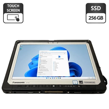 Защищенный планшет Panasonic Toughbook CF-33 / 12" (2160x1440) IPS Touch / Intel Core i5-7300U (2 (4) ядра по 2.6 - 3.5 GHz) / 8 GB DDR3 / 256 GB SSD / Intel HD Graphics 620 / WebCam / Стилус / Два АКБ / Без клавиатуры б/у