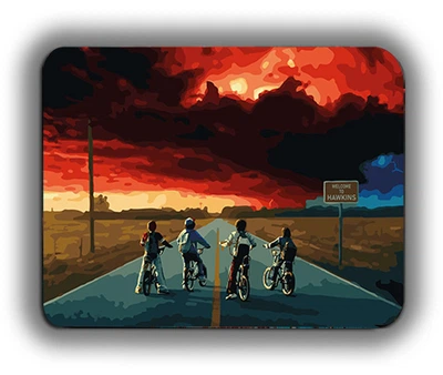 Коврик компьютерный Очень странные дела Stranger Things Дивные дива 29х36 см см (cc_338)