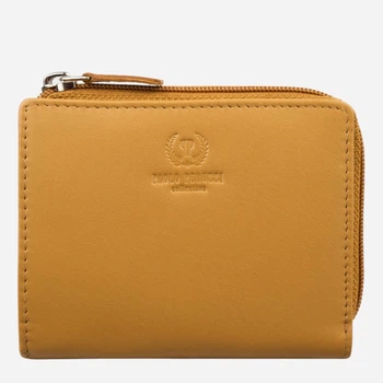 Гаманець жіночий шкіряний для карток Paolo Peruzzi SL-06-MNG Гірчичний (5905567219603)