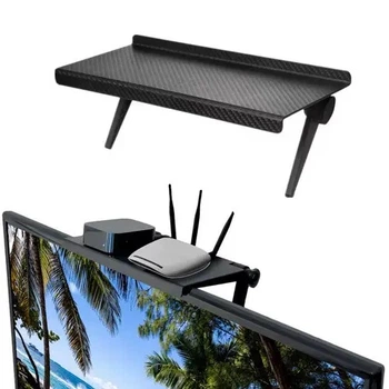 Полка на телевизор монитор, S 18x11.3x2.4см регулируемая подставка, Screen Top Shelf (118109)