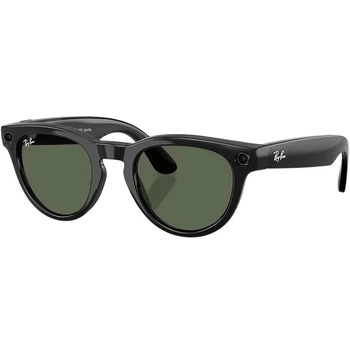 Смарт-очки Ray-Ban | Meta Headliner [Gen 2] Standard Shiny Black Frame / G-15 Green Lenses