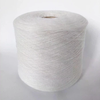 Італійська бобінна пряжа кардний меринос New Mill Supersoft. Білий.
