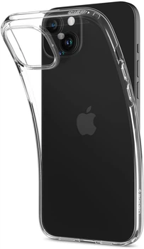 Чохол Spigen Liquid Crystal для Iphone 14 Plus/15 Plus Clear прозорий протиударний силіконовий CS06647