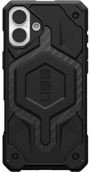 Чехол противоударный UAG Monarch Pro MagSafe (Original) для Iphone 16 Plus (6.7") Carbon Fiber 114455114242