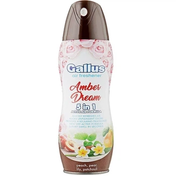 Освежитель воздуха аэрозоль Gallus Amber Dream 300 мл