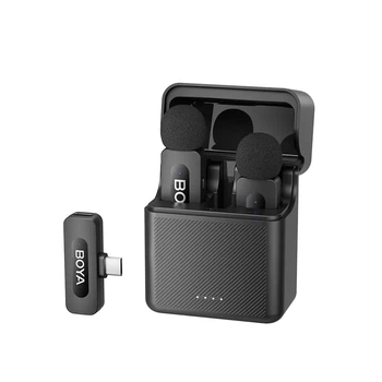 Бездротовий мікрофон BOYA BY-V30 Type-C 2 мікрофона Black