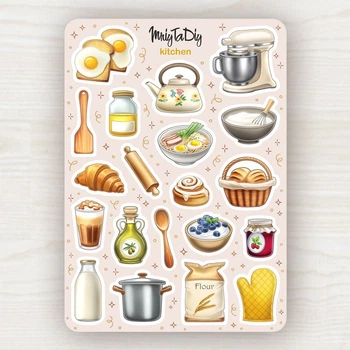 Стікерлист з наклейками MriyTaDiy, модель "Kitchen"