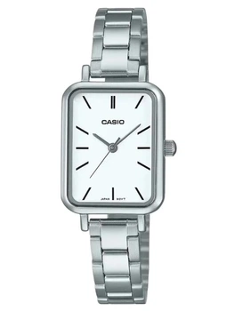 Жіночий класичний годинник Casio LTP- V009 White