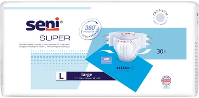 Підгузки для дорослих Seni Super Large 30 шт (5900516803766)