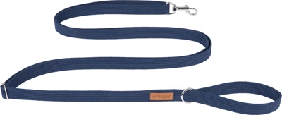 Регульований повідець Amiplay Cotton Easy Fix XL 160 - 300 см Темно-синій (5906160228054)