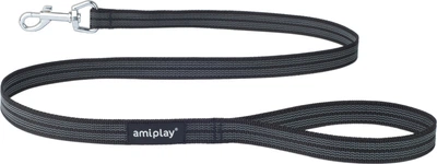 Повідець Amiplay Rubber S - M 120 x 1,6 см Чорний (5907563221680)