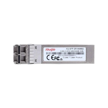 Модуль SFP Ruijie XG-SFP-SR-MM850 1шт (10GBASE-SR, SFP+ Transceiver, MM (850nm, 300m, LC)) ( 19341 ) до 300 м