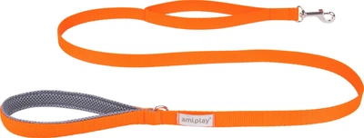 Smycz Amiplay Samba XL 150 cm Pomarańczowa (5907563277755)