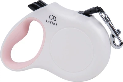 Smycz automatyczna Amiplay Infini Freedom S 3 m Biała (5907563279445)