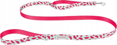 Smycz Amiplay BeHappy M 150 cm Watermelon (5907563281776)