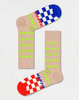 Носки мужские Happy Socks 194873 коттон 41/46 1 пара Бежевый (2200005145333)