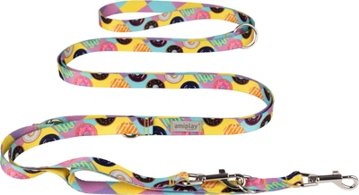Регульований повідець Amiplay BeHappy 8 в 1 M 200 - 400 см Donut (5907563305533)