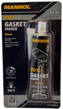 Герметик універсальний силіконовий термостійкий 85 г чорний Mannol Gasket Maker (230°C)