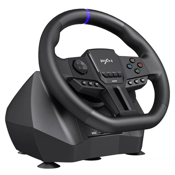 Набор PXN V900 GEN2 игровое рулевое колесо 900° и педали металлические для PC, PlayStation 3, PS4, Xbox One, Series X/S и Nintendo Switch