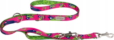 Регульований повідець Amiplay Amik 7 в 1 S 100 - 200 см PizzaDog (5907563309098)