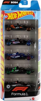Набір із 5 болідів Хот Вілс F1 Racing Team Formula One Hot Wheels Mattel JGF58