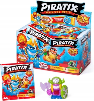 Piratix серія2 Shark Treasure коробка 24 пакети з фігуркою