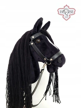 Hobby Horse Ikar коник ікар великий кінь на палиці чорний